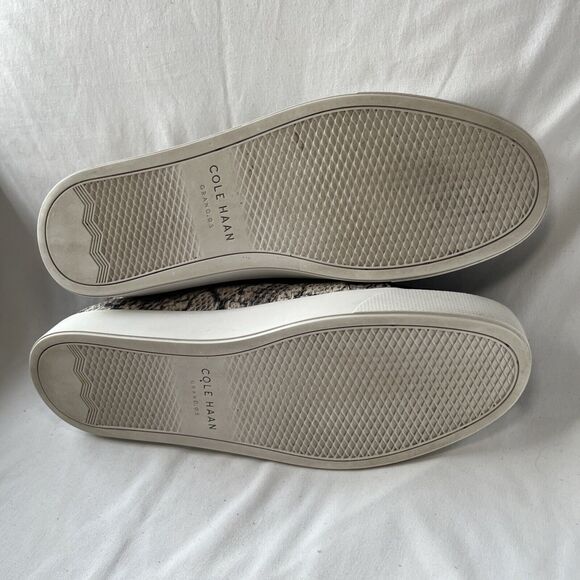 Cole Haan 9 B W15430 Grandpro Spectator 2.0 Sneakers Gray Black White Snake EUC - Picture 13 of 14